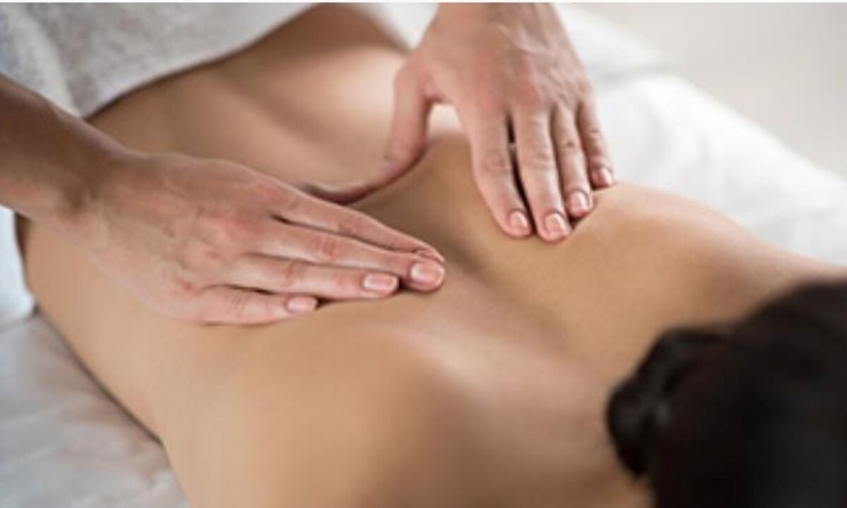 massaaž on üks emakakaela osteokondroosi ravimeetoditest